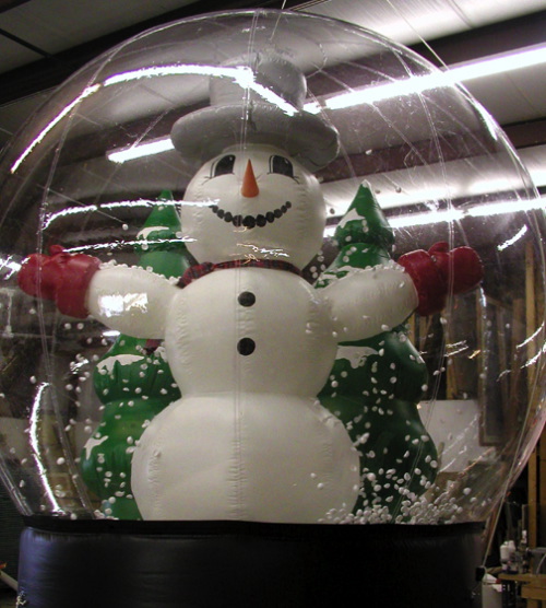 Holiday Inflatables snow globe